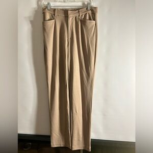 BEAUTIFUL BY LAWRENCE ZARIAN (2) PAIRS RAYON BLEND TAN NEUTRAL PANTS SIZE 8